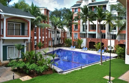 Bardez Holiday Apartment With Pool, APT063 Goa