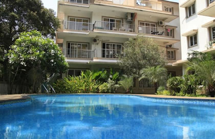 Baga 1BHK Apartment With Pool, APT067 Goa
