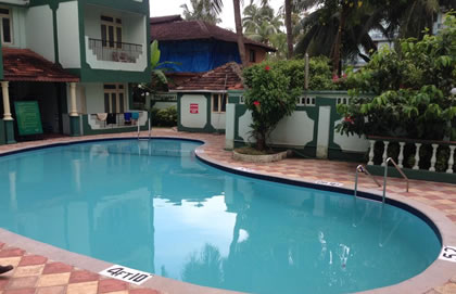 Calangute 1BHK Holiday Apartment With Pool, APT068 Goa